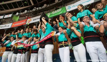 Els Castellers de Vilafranca, guanyadors d’un memorable XXIX Concurs de Castells