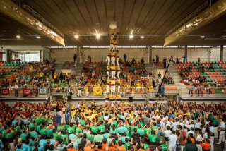 Els Castellers de Badalona guanyen la primera jornada del XXVI Concurs de Castells