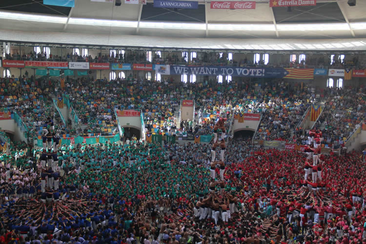 Ronda conjunta Concurs de Castells 2014. Foto Laia Marín